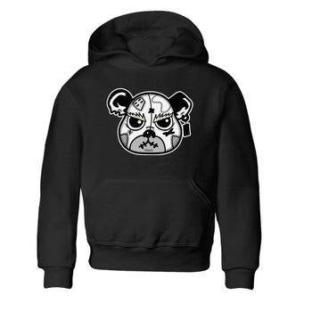 5s White Black shirts to match jordans Sneaker Bear Face sneaker match tees Air Jordan 5 Retro White Black match shoes to clothes SNRT Sneaker Tees Youth Baby Black 2 tee