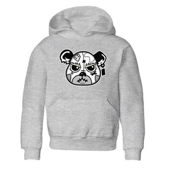 5s White Black shirts to match jordans Sneaker Bear Face sneaker match tees Air Jordan 5 Retro White Black match shoes to clothes SNRT Sneaker Tees Youth Baby Heather Grey 2 tee