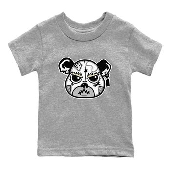 5s White Black shirts to match jordans Sneaker Bear Face sneaker match tees Air Jordan 5 Retro White Black match shoes to clothes SNRT Sneaker Tees Youth Baby Heather Grey 2 tee