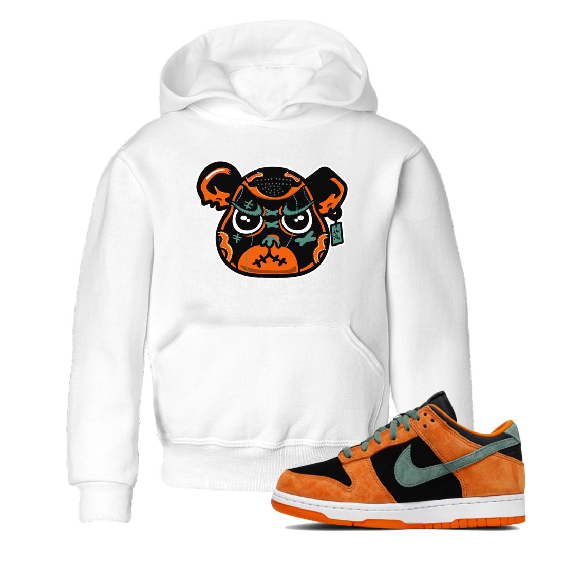 Dunk Low Ceramic shirts to match jordans Sneaker Bear Face sneaker match tees Dunk Ceramic match shoes to clothes SNRT Sneaker Tees Youth Baby White 1 tee