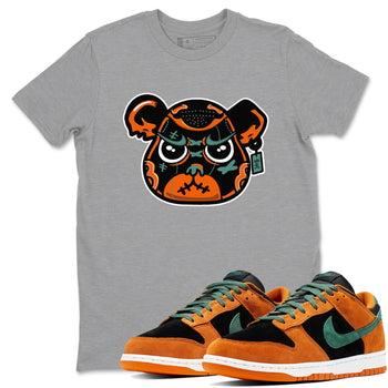Dunk Low Ceramic shirts to match jordans Sneaker Bear Face sneaker match tees Dunk Ceramic match shoes to clothes SNRT Sneaker Tees unisex cotton Heather Grey 1 shirts