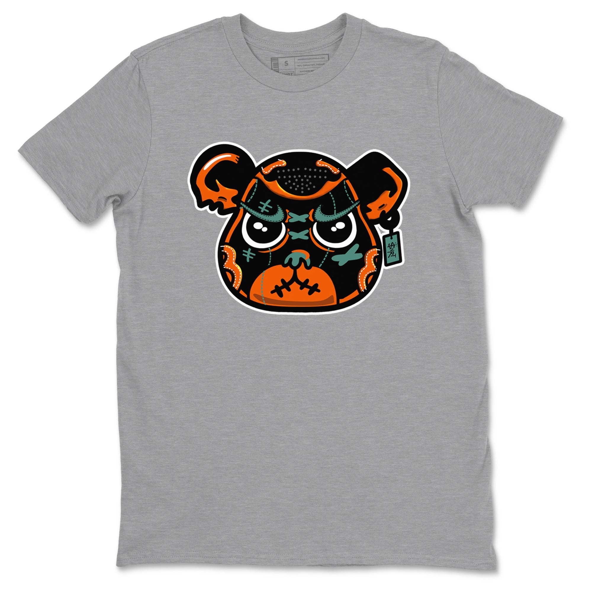 Dunk Low Ceramic shirts to match jordans Sneaker Bear Face sneaker match tees Dunk Ceramic match shoes to clothes SNRT Sneaker Tees unisex cotton Heather Grey 2 shirts