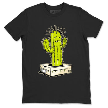 Sneaker Box Cactus sneaker match t-shirt styled to complete your fit with the Jordan Jumpman Jack Travis Scott Bright Cactus sneakers, shown in Black 2.