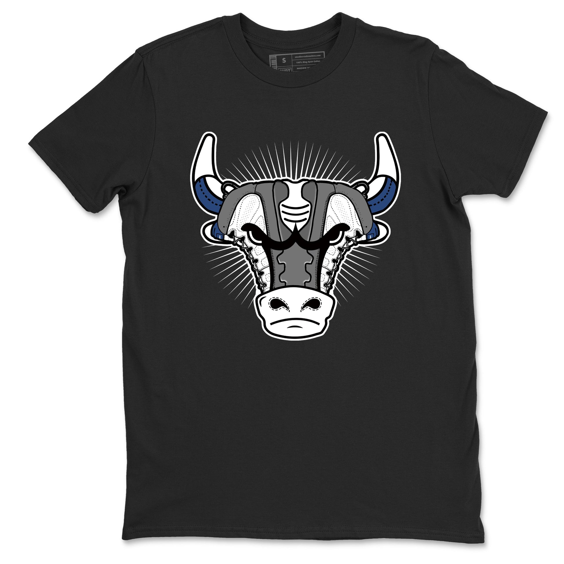Sneaker match tees – Sneaker Tees To Match Air Jordan 9 Flint Grey Shoes – Sneaker Bull Head Tee Black 2