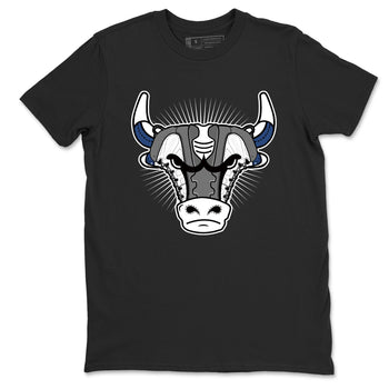 Sneaker match tees – Sneaker Tees To Match Air Jordan 9 Flint Grey Shoes – Sneaker Bull Head Tee Black 2