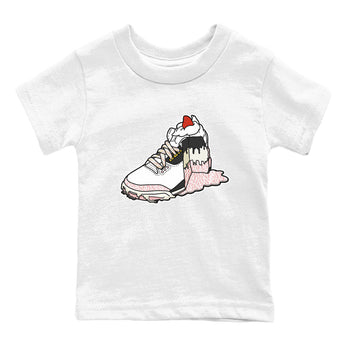 Air Jordan 3 GS Vintage Floral shirt to match jordans Sneaker Cake sneaker tees AJ3 Vintage Floral SNRT sneaker release tees baby toddler White 2 cotton Shirt
