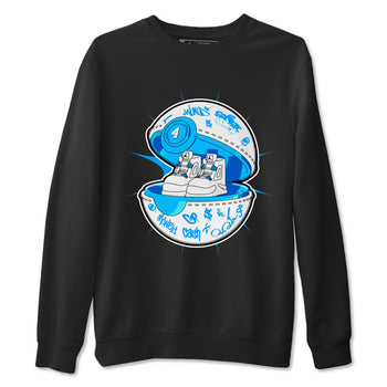 Air Jordan 4 Industrial Blue shirt to match jordans Sneaker Capsule sneaker tees Air Jordan 4 Military Blue SNRT Sneaker Release Tees unisex cotton Black 2 crew neck shirt
