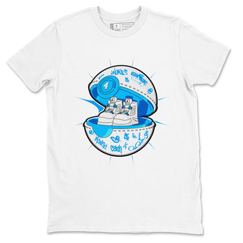 Air Jordan 4 Industrial Blue shirt to match jordans Sneaker Capsule sneaker tees Air Jordan 4 Military Blue SNRT Sneaker Release Tees unisex cotton White 2 crew neck shirt