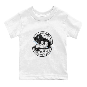 AJ6 White Black shirts to match jordans Sneaker Capsule sneaker match tees Air Jordan 6 White Black SNRT Sneaker Tees streetwear brand Baby and Youth White 2 cotton tee