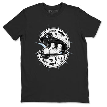AJ6 White Black shirts to match jordans Sneaker Capsule sneaker match tees Air Jordan 6 White Black SNRT Sneaker Tees streetwear brand Black 2 unisex cotton tee