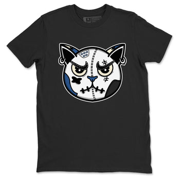 3s For The Love to match jordans Sneaker Cat Face sneaker match tees A Ma Maniere x Air Jordan 3 Diffused Blue match shoes to clothes SNRT Sneaker Tees unisex cotton Black 2 shirts