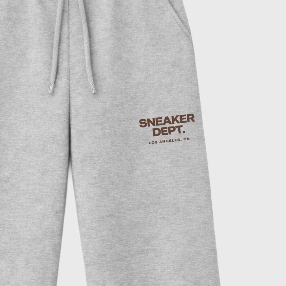 Unisex graphic sweatpants wide – Sneaker Tees To Match Air Jordan 3 World's Best Dad Shoes – Sneaker Dept sweatpants Heather Grey 2