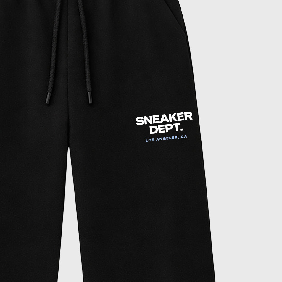 Unisex graphic sweatpants wide – Sneaker Tees To Match Air Jordan 5 White Metallic Shoes – Sneaker Dept sweatpants Black 2