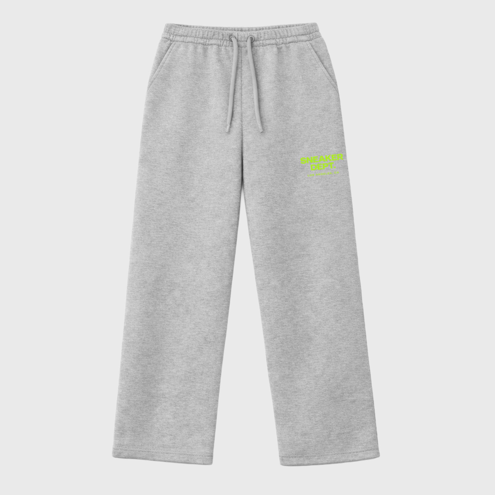 Unisex graphic sweatpants wide – Sneaker Tees To Match Air Max 90 Neon Yellow Sneakers – Sneaker Dept sweatpants Heather Grey 1