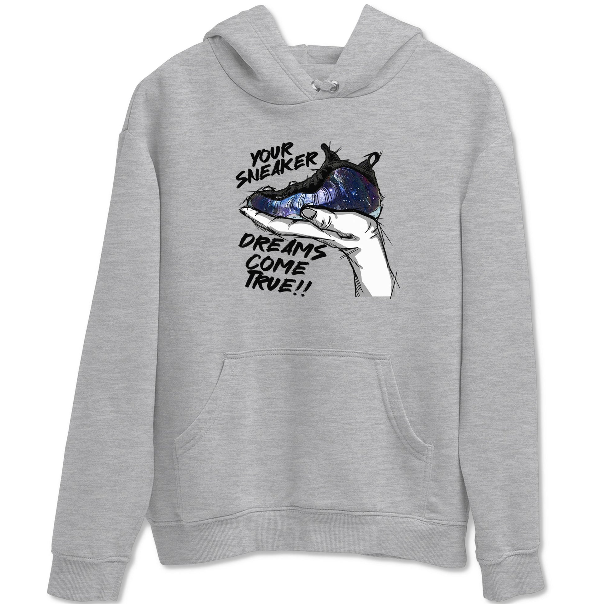 Foams One Galaxy shirts to match jordans Sneaker Dreams sneaker match tees Air Foamposite One Galaxy match shoes to clothes SNRT Sneaker Tees unisex cotton Heather Grey 2 shirts