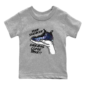 Foams One Galaxy shirts to match jordans Sneaker Dreams sneaker match tees Air Foamposite One Galaxy match shoes to clothes SNRT Sneaker Tees Youth Baby Heather Grey 2 tee