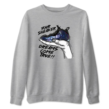 Foams One Galaxy shirts to match jordans Sneaker Dreams sneaker match tees Air Foamposite One Galaxy match shoes to clothes SNRT Sneaker Tees unisex cotton Heather Grey 2 shirts