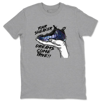 Foams One Galaxy shirts to match jordans Sneaker Dreams sneaker match tees Air Foamposite One Galaxy match shoes to clothes SNRT Sneaker Tees unisex cotton Heather Grey 2 shirts