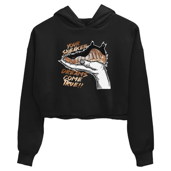 Foams One Metallic Copper shirts to match jordans Sneaker Dreams sneaker match tees Air Foamposite One Metallic Copper match shoes to clothes SNRT Sneaker Tees unisex cotton Black 2 crop tee