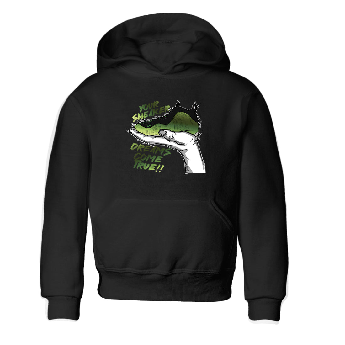 Sneaker match tees – Sneaker Tees To Match Air Foamposite One Pine Green Shoes – Sneaker Dreams Kids T-Shirt Black 2