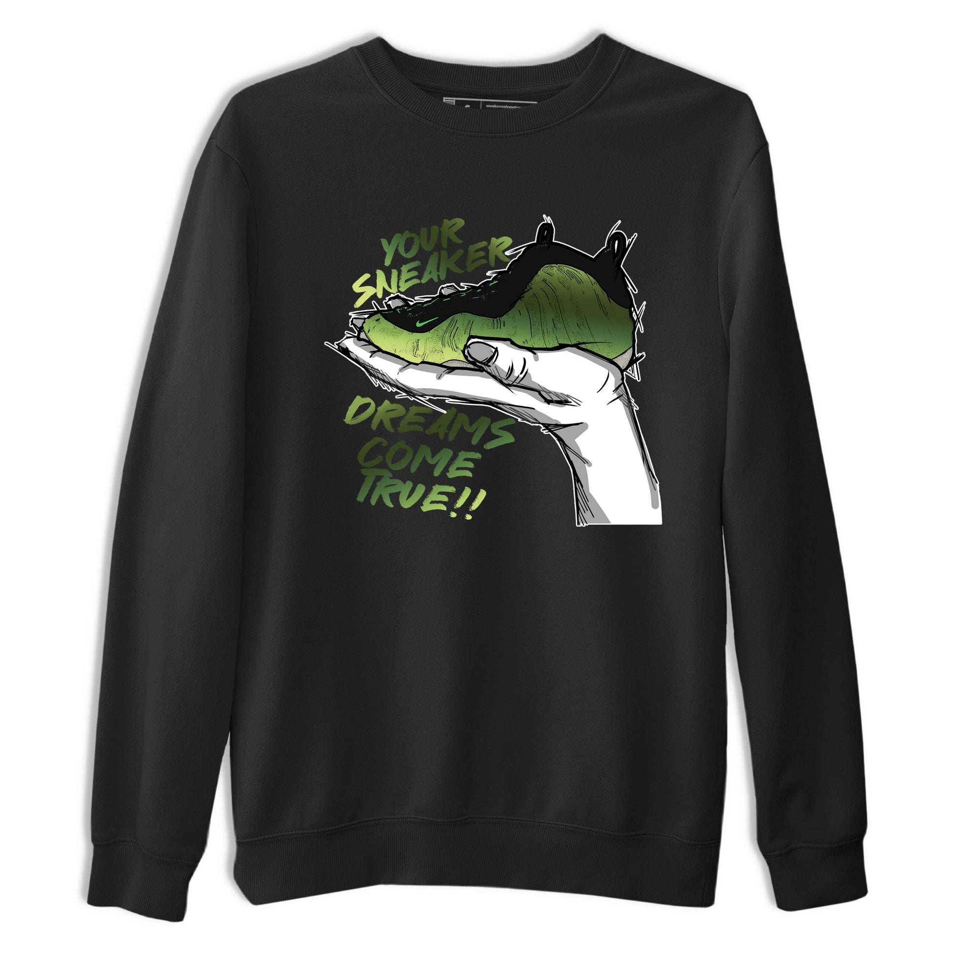 Sneaker match tees – Sneaker Tees To Match Air Foamposite One Pine Green Shoes – Sneaker Dreams Tee Black 2