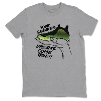 Sneaker match tees – Sneaker Tees To Match Air Foamposite One Pine Green Shoes – Sneaker Dreams Tee Heather Grey 2