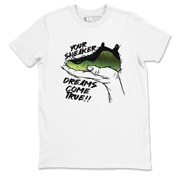 Sneaker match tees – Sneaker Tees To Match Air Foamposite One Pine Green Shoes – Sneaker Dreams Tee White 2