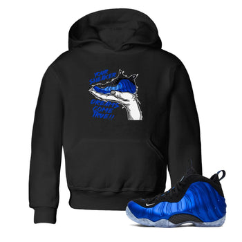 Foams One Royal shirts to match jordans Sneaker Dreams sneaker match tees Air Foamposite One Royal match shoes to clothes SNRT Sneaker Tees Youth Baby Black 1 tee