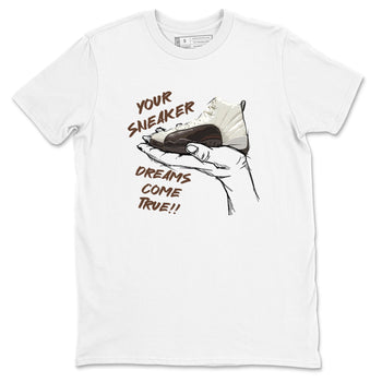 AJ12 Baroque Brown shirts to match jordans Sneaker Dreams best t shirts to wear with jordans SoleFly x Jordan 12 Baroque Brown match shoes to clothes SNRT Sneaker Tees unisex cotton White 2 shirts