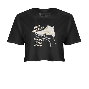 12s Phantom shirts to match jordans Sneaker Dreams sneaker match tees Air Jordan 12 WMNS Phantom match shoes to clothes SNRT Sneaker Tees unisex cotton Black 2 crop tee