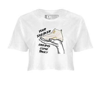12s Phantom shirts to match jordans Sneaker Dreams sneaker match tees Air Jordan 12 WMNS Phantom match shoes to clothes SNRT Sneaker Tees unisex cotton White 2 crop tee