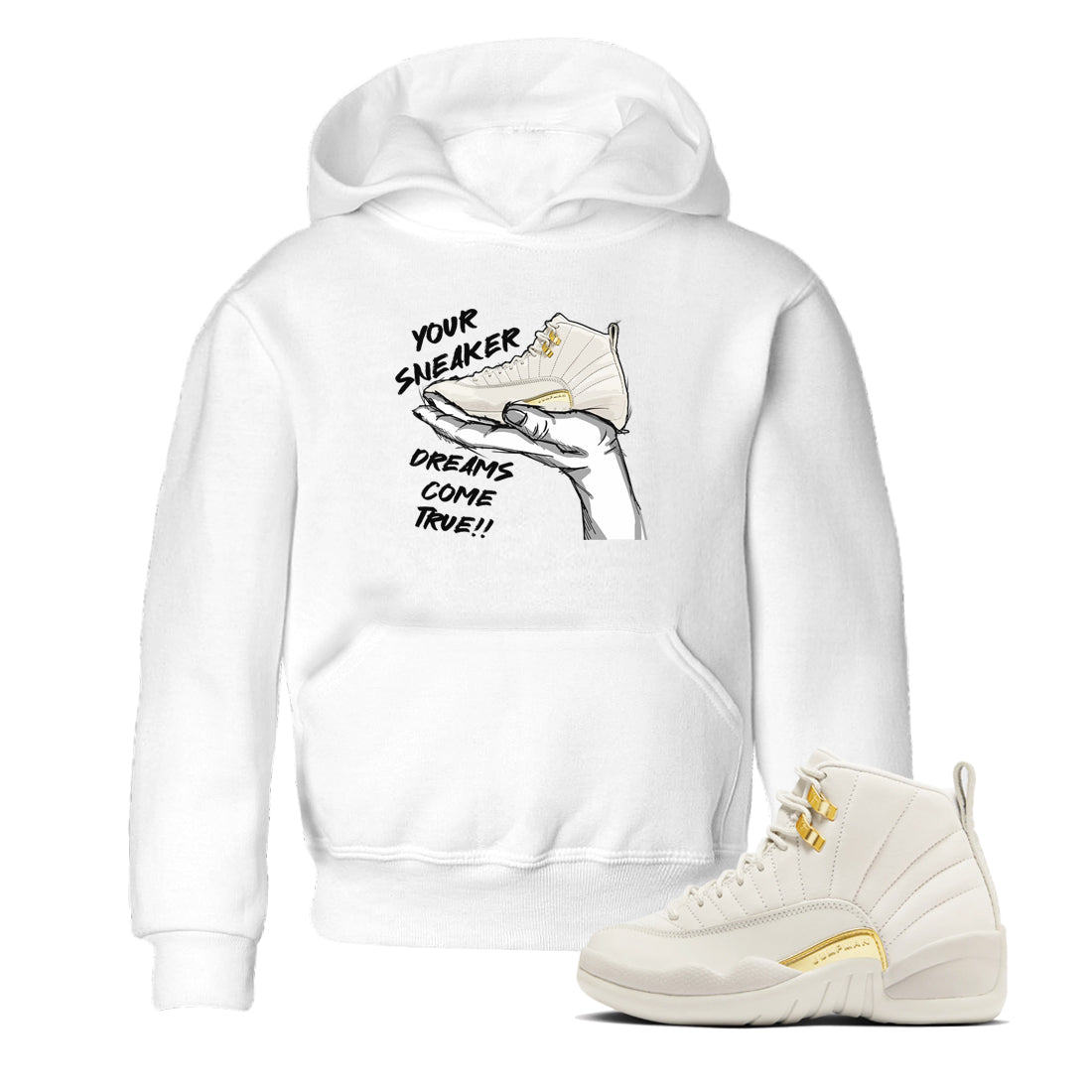 12s Phantom shirts to match jordans Sneaker Dreams sneaker match tees Air Jordan 12 WMNS Phantom match shoes to clothes SNRT Sneaker Tees Youth Baby White 1 tee