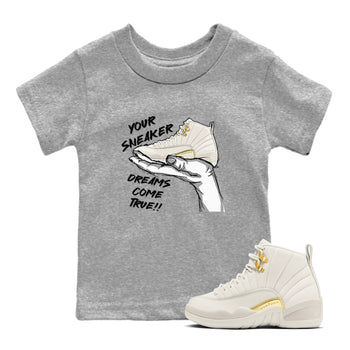 12s Phantom shirts to match jordans Sneaker Dreams sneaker match tees Air Jordan 12 WMNS Phantom match shoes to clothes SNRT Sneaker Tees Youth Baby Heather Grey 1 tee