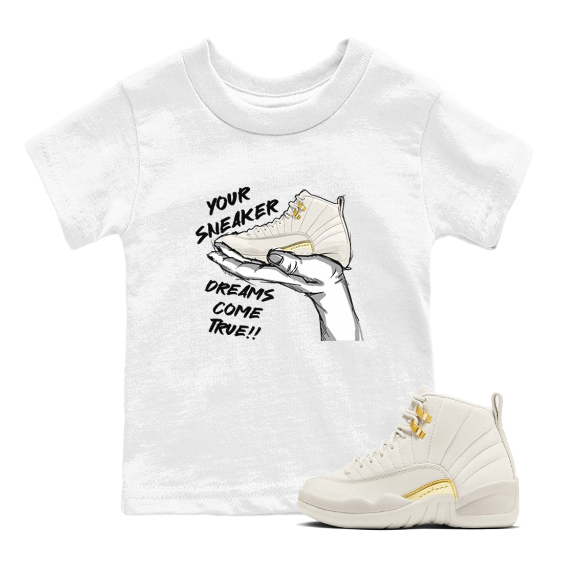 12s Phantom shirts to match jordans Sneaker Dreams sneaker match tees Air Jordan 12 WMNS Phantom match shoes to clothes SNRT Sneaker Tees Youth Baby White 1 tee