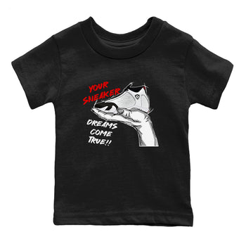 Jordan 14 Retro Black Toe t shirts to match sneakers Sneaker Dreams sneaker match tees 14s Black Toe sneaker match tee SNRT Sneaker Tees Youth Baby Black 2 tee