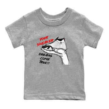 Jordan 14 Retro Black Toe t shirts to match sneakers Sneaker Dreams sneaker match tees 14s Black Toe sneaker match tee SNRT Sneaker Tees Youth Baby Heather Grey 2 tee