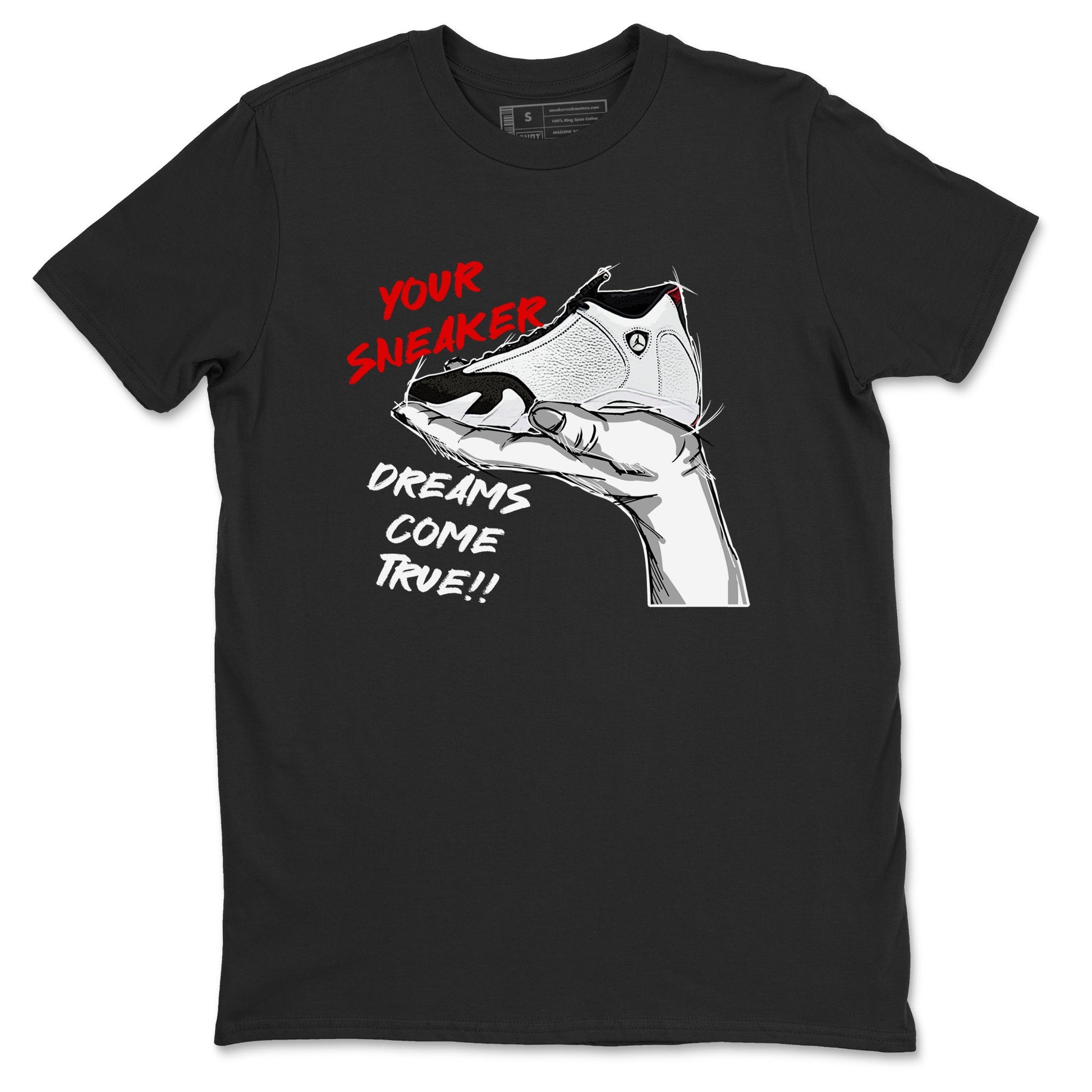 Jordan 14 Retro Black Toe t shirts to match sneakers Sneaker Dreams sneaker match tees 14s Black Toe sneaker match tee SNRT Sneaker Tees unisex cotton Black 2 shirts