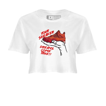 4s Brick By Brick best t shirts to wear with jordans Sneaker Dreams sneaker match tees Nigel Sylvester x Air Jordan 4 Brick by Brick match shoes to clothes SNRT Sneaker Tees unisex cotton White 2 crop tee