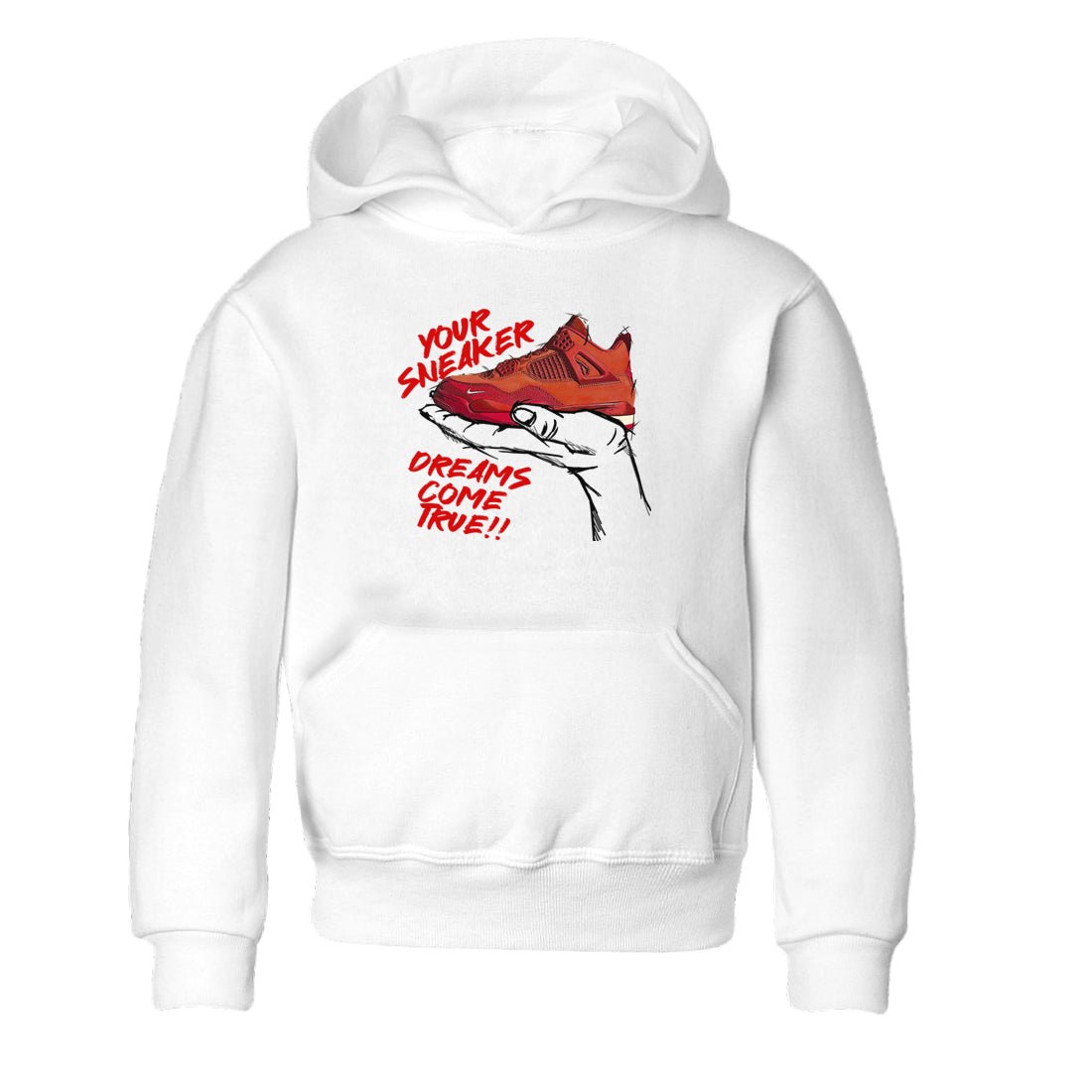 4s Brick By Brick best t shirts to wear with jordans Sneaker Dreams sneaker match tees Nigel Sylvester x Air Jordan 4 Brick by Brick match shoes to clothes SNRT Sneaker Tees Youth Baby White 2 tee