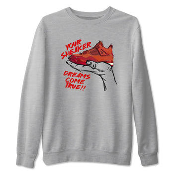 4s Brick By Brick best t shirts to wear with jordans Sneaker Dreams sneaker match tees Nigel Sylvester x Air Jordan 4 Brick by Brick match shoes to clothes SNRT Sneaker Tees unisex cotton Heather Grey 2 shirts
