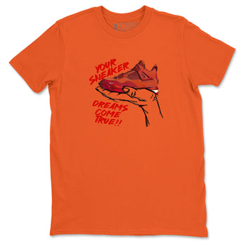 4s Brick By Brick best t shirts to wear with jordans Sneaker Dreams sneaker match tees Nigel Sylvester x Air Jordan 4 Brick by Brick match shoes to clothes SNRT Sneaker Tees unisex cotton Orange 2 shirts