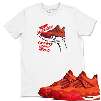 4s Brick By Brick best t shirts to wear with jordans Sneaker Dreams sneaker match tees Nigel Sylvester x Air Jordan 4 Brick by Brick match shoes to clothes SNRT Sneaker Tees unisex cotton White 1 shirts