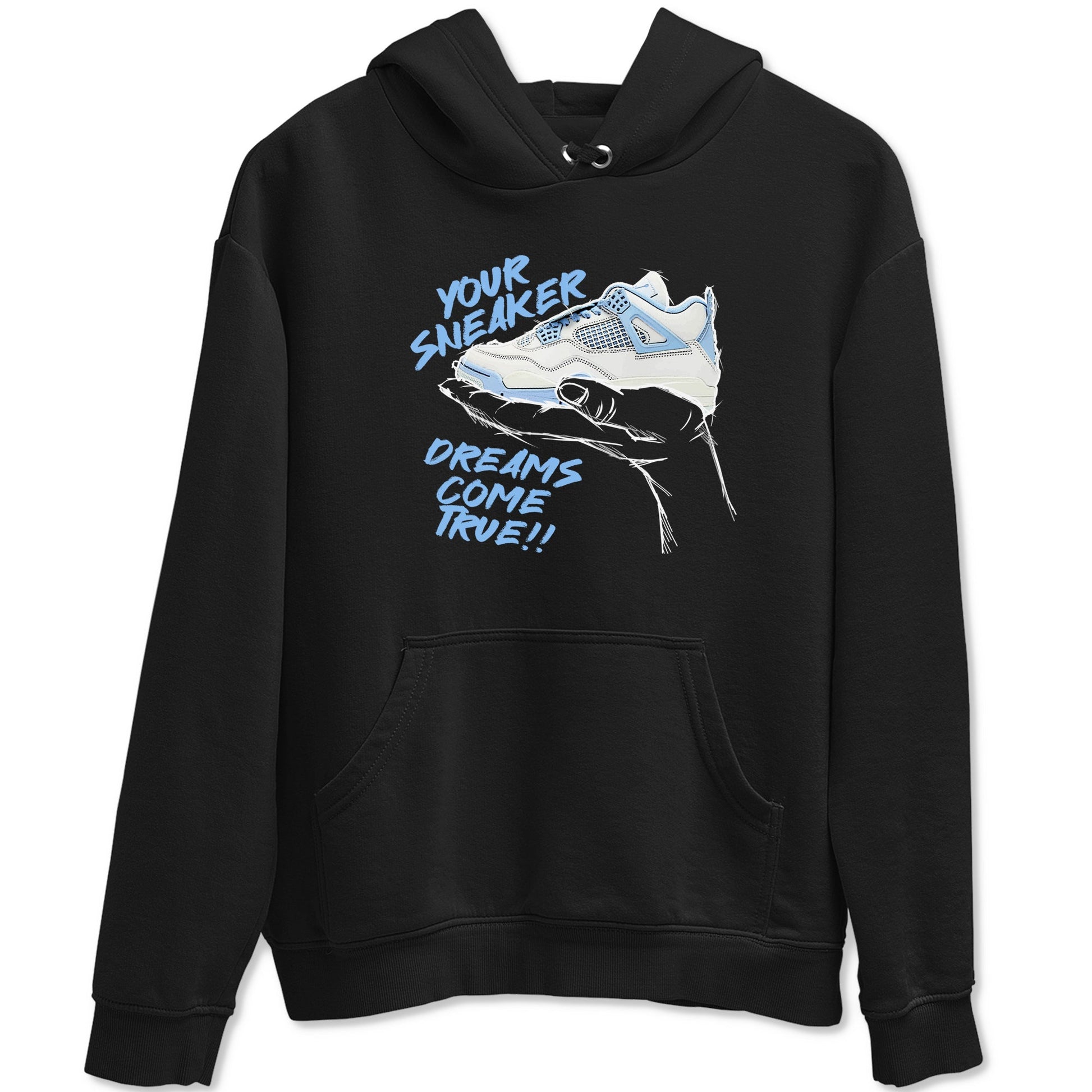 4s Forget Me Not shirts to match jordans Sneaker Dreams sneaker match tees Air Jordan 4 Retro Forget Me Not match shoes to clothes SNRT Sneaker Tees unisex cotton Black 2 shirts