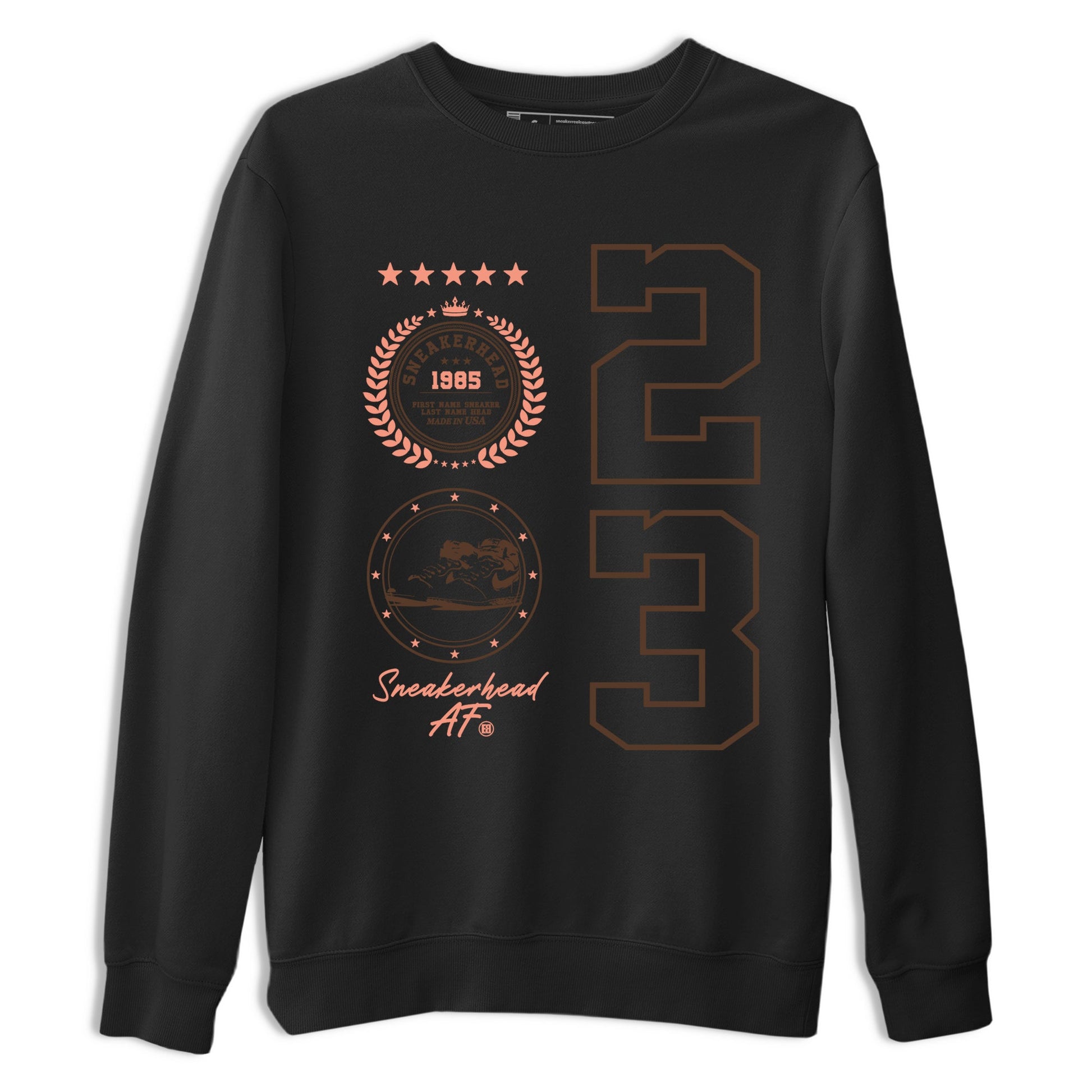 Sneaker match tees – Sneaker Tees To Match Air Jordan 1 Baroque Brown Shoes – Sneaker Emblem Tee Black 2
