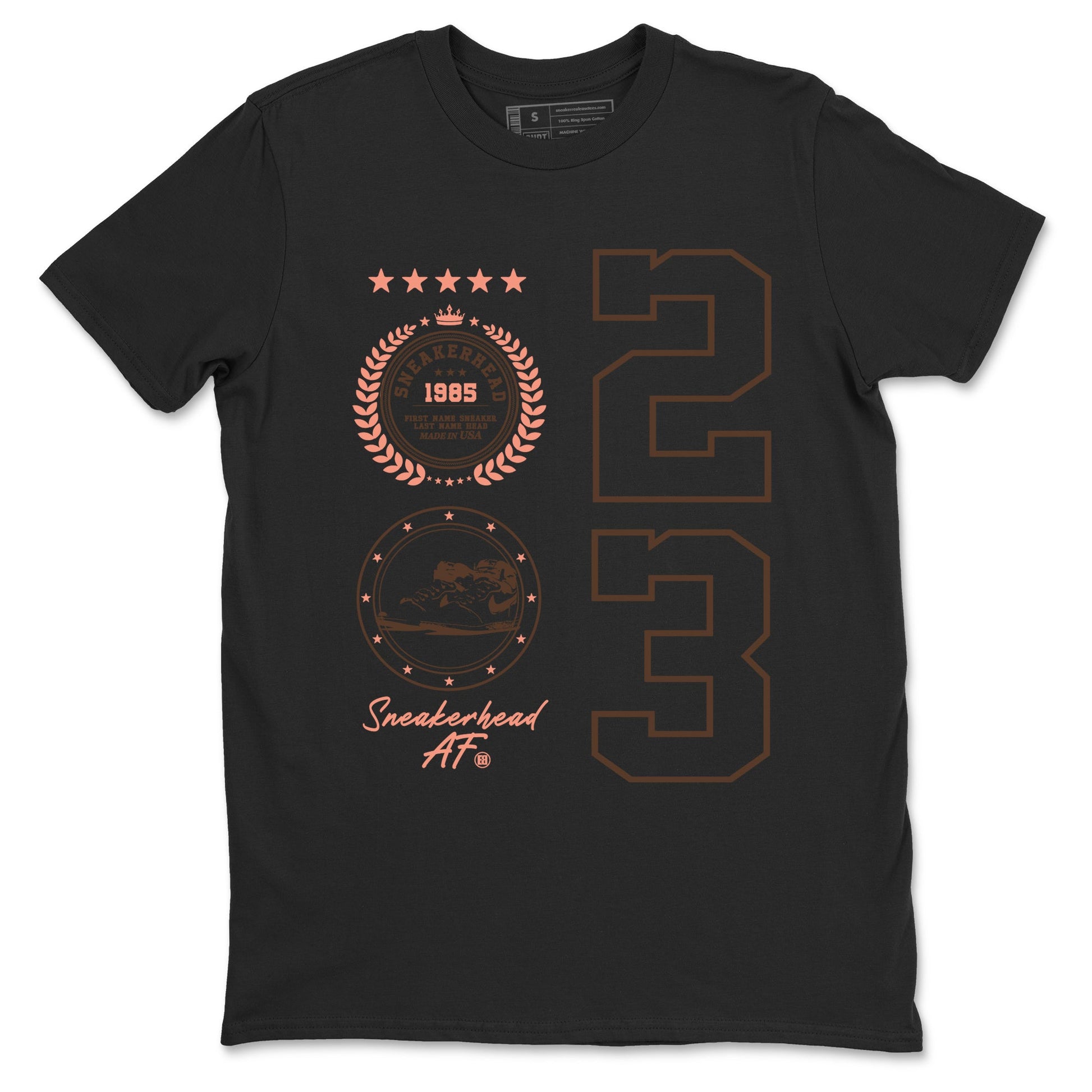 Sneaker match tees – Sneaker Tees To Match Air Jordan 1 Baroque Brown Shoes – Sneaker Emblem Tee Black 2
