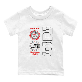 Air Jordan 1 High OG Black Toe Reimagined shirts to match jordans Sneaker Emblem sneaker match tees 1s Black Toe Reimagined SNRT Sneaker Release Tees Youth Baby White 2 crew neck shirts