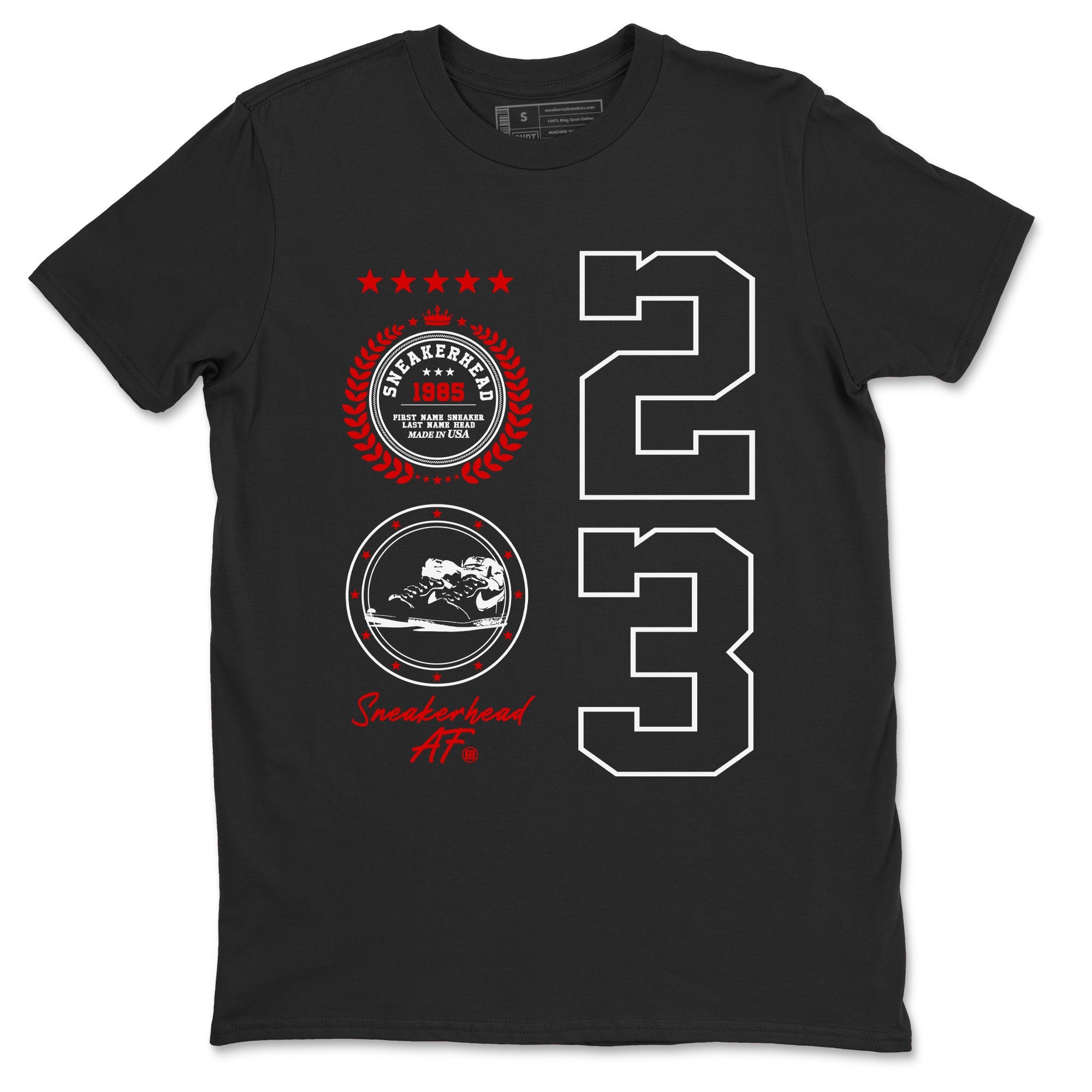 Air Jordan 1 High OG Black Toe Reimagined shirts to match jordans Sneaker Emblem sneaker match tees 1s Black Toe Reimagined SNRT Sneaker Release Tees unisex cotton Black 2 crew neck shirts