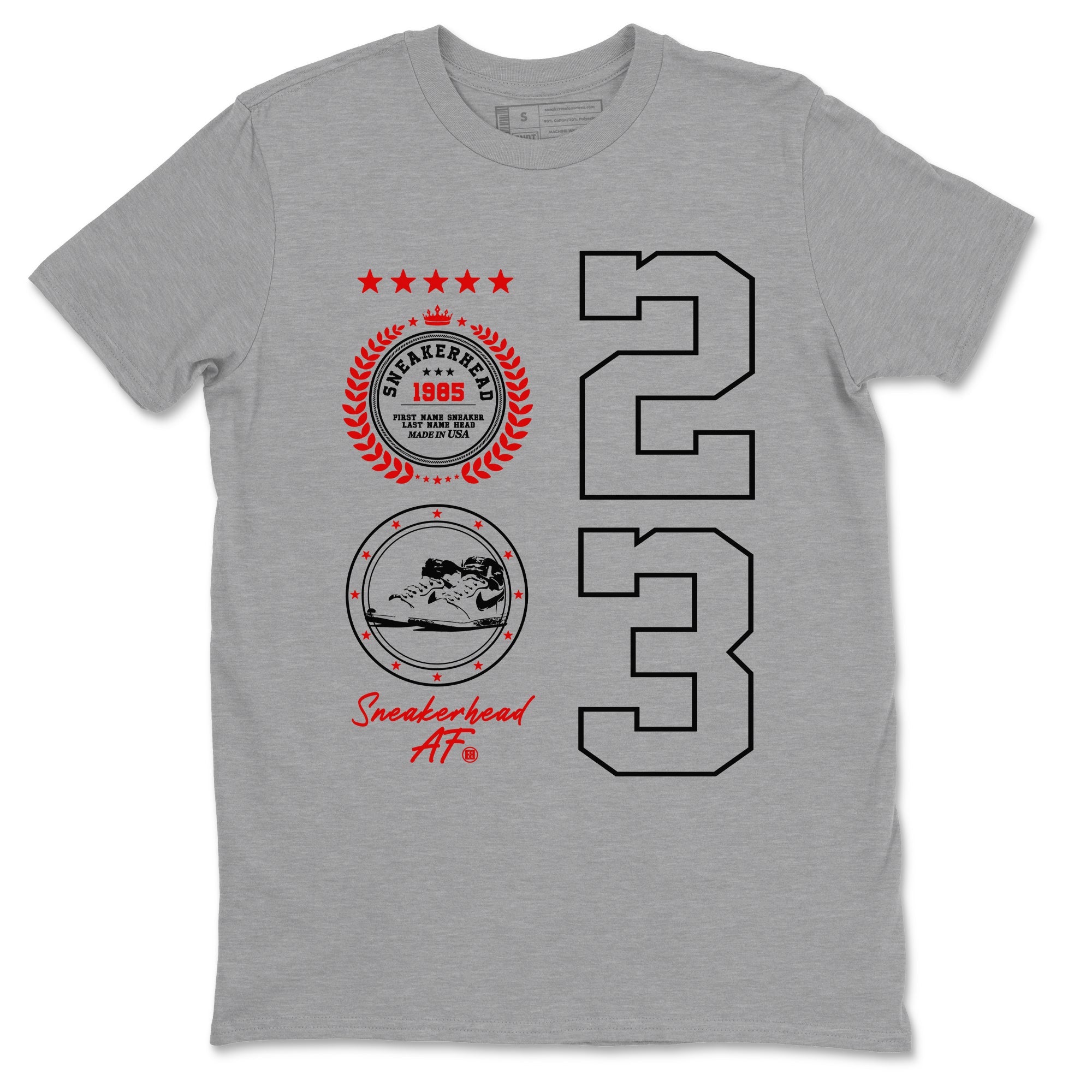 Air Jordan 1 High OG Black Toe Reimagined shirts to match jordans Sneaker Emblem sneaker match tees 1s Black Toe Reimagined SNRT Sneaker Release Tees unisex cotton Heather Grey 2 crew neck shirts