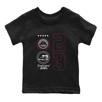 Air Jordan 1 High OG Metallic Burgundy shirts to match jordans Sneaker Emblem sneaker match tees Air Jordan 1 Metallic Burgundy SNRT Sneaker Tees streetwear brand Baby and Youth Black 2 cotton tee