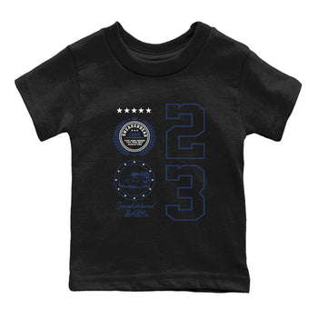 1s Midnight Navy shirts to match jordans Sneaker Emblem sneaker match tees Air Jordan 1 Midnight Navy match shoes to clothes SNRT Sneaker Tees Youth Baby Black 2 tee